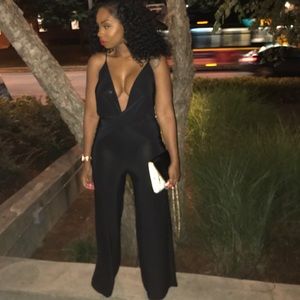 Plunging V Jumpsuit